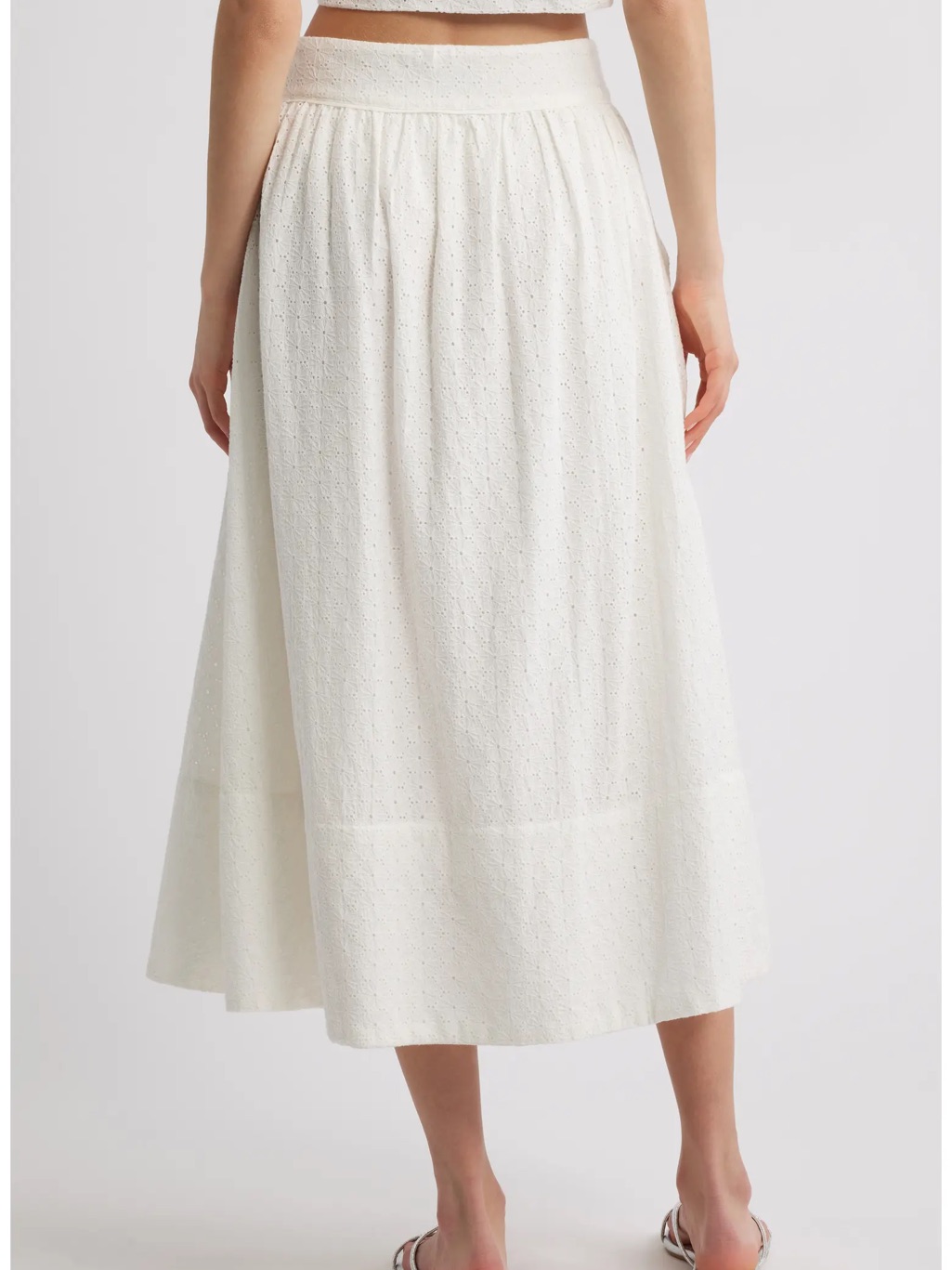 Nwt Paige Ojai Eyelet Maxi Skirt